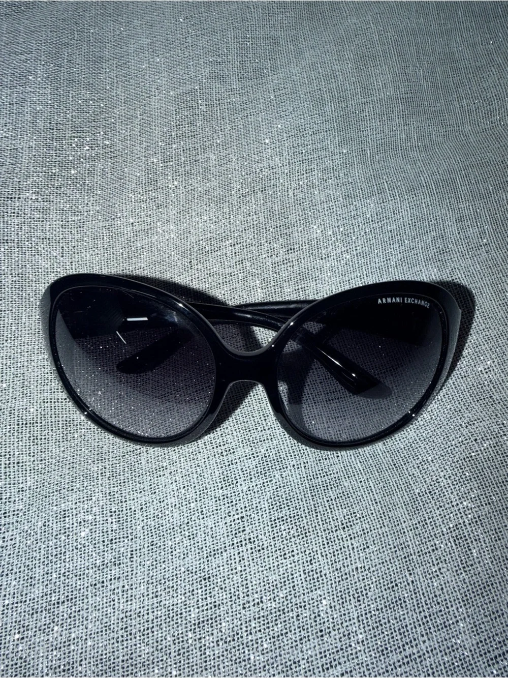 Authentic Vintage Armani Exchange Women's Sunglasses with Clear Graphic Case